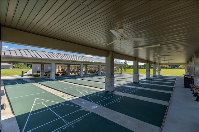 9667 SW 94th Ct Unit C, Ocala, FL 34481 - view of property's community with shuffleboard and a yard