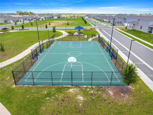7641 SW 63rd Lane Rd, Ocala, FL 34474 - view of sport court with a residential view and community basketball court