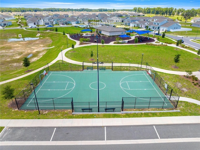 7641 SW 63rd Lane Rd, Ocala, FL 34474 - view of basketball court featuring a residential view and community basketball court