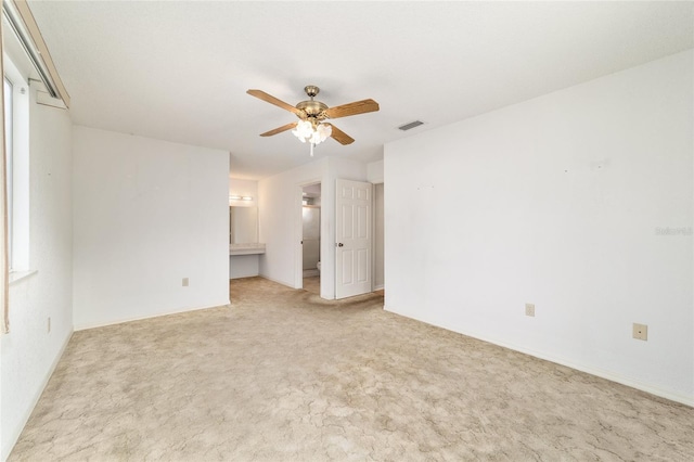8375 SW 109th Lane Rd, Ocala, FL 34481 - unfurnished room featuring a ceiling fan, carpet floors, and baseboards