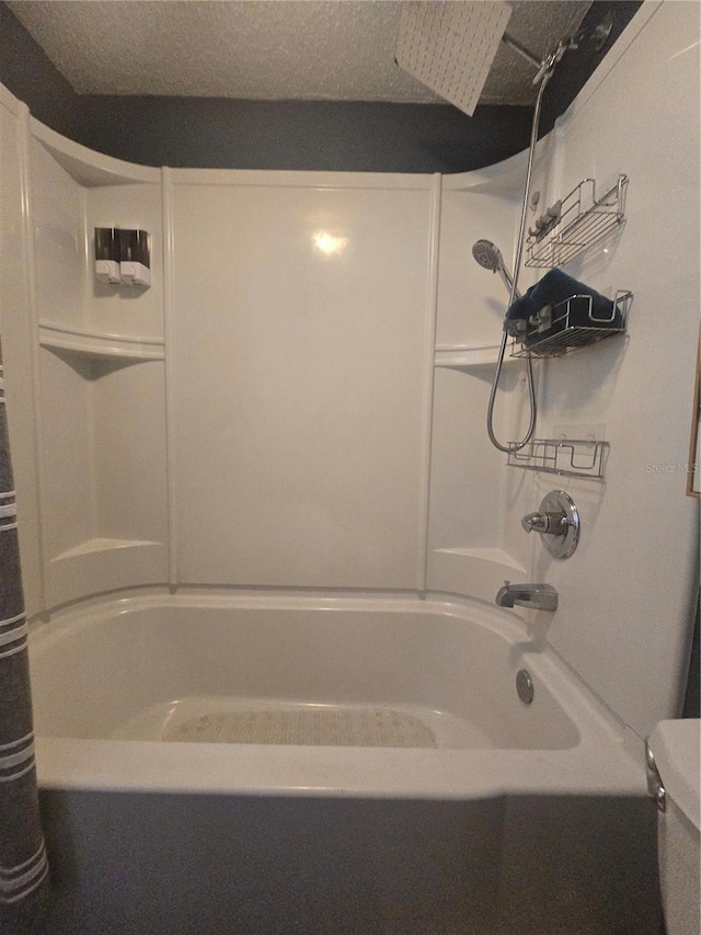 1810 NW 23rd Blvd Unit 230A, Gainesville, FL 32605 - bathroom featuring shower / bath combination with curtain and toilet