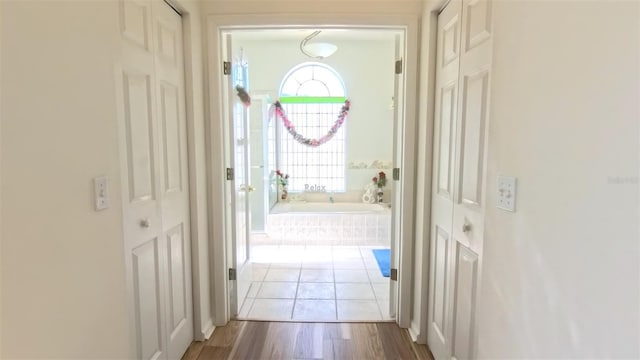 5340 NW 26th Ln, Ocala, FL 34482 - hallway with wood finished floors
