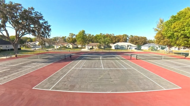 5340 NW 26th Ln, Ocala, FL 34482 - view of tennis court with a residential view and community basketball court