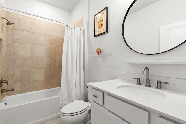 9459 SW 52nd Loop, Ocala, FL 34481 - bathroom with vanity and shower / bathtub combination with curtain