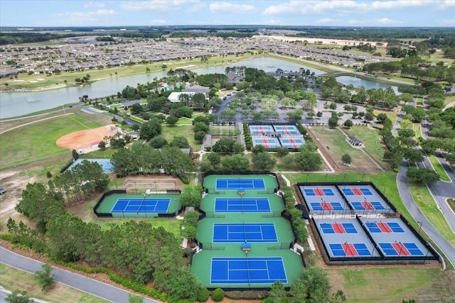 9459 SW 52nd Loop, Ocala, FL 34481 - aerial perspective of suburban area featuring a large body of water