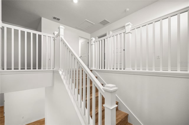 7199 SW 60th Ln, Ocala, FL 34474 - stairs featuring wood finished floors