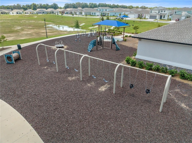 7199 SW 60th Ln, Ocala, FL 34474 - community play area with a residential view and a lawn