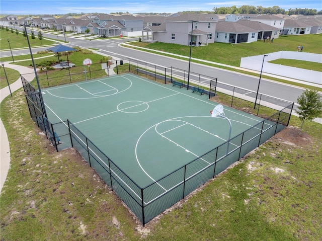 7199 SW 60th Ln, Ocala, FL 34474 - view of sport court featuring a residential view and community basketball court