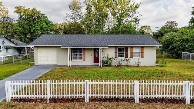 2140 NE 40th St, Ocala, FL 34479 - ranch-style house with stucco siding, an attached garage, and concrete driveway