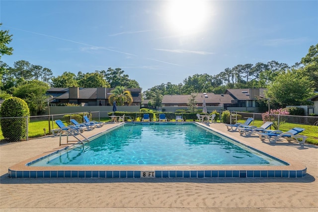 3815 NE 17th Street Cir, Ocala, FL 34470 - community pool featuring a patio and fence