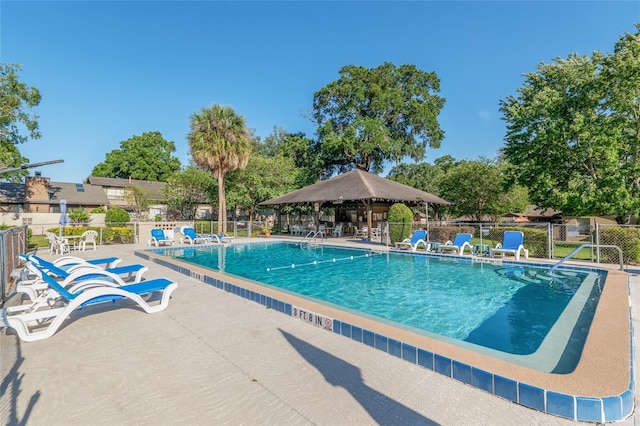 3815 NE 17th Street Cir, Ocala, FL 34470 - community pool featuring fence and a patio