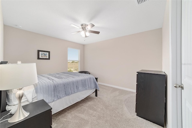 5653 SW 50th Ter, Ocala, FL 34474 - carpeted bedroom featuring baseboards and a ceiling fan