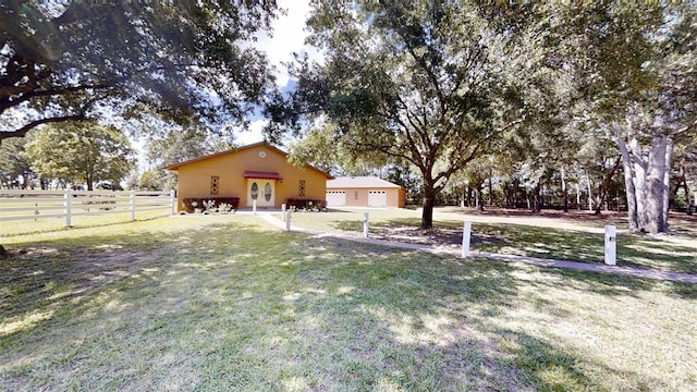 10528 SW 27th Ave, Ocala, FL 34476 - view of yard featuring a detached garage