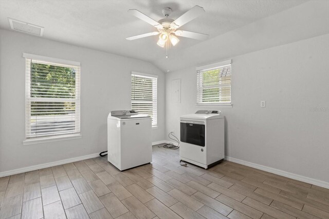 3728 S Eastpark Way, Homosassa, FL 34446 - clothes washing area with washer / clothes dryer and light wood finished floors