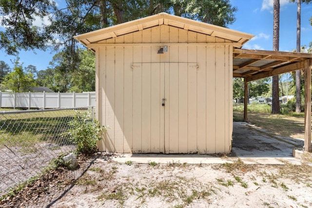 3728 S Eastpark Way, Homosassa, FL 34446 - view of shed with fence