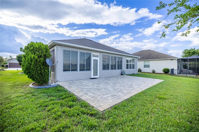 7270 SW 99th Cir, Ocala, FL 34481 - rear view of property featuring a patio and stucco siding