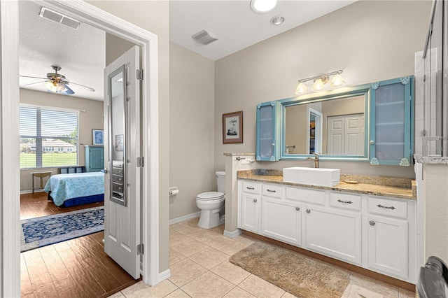 9628 SW 90th St, Ocala, FL 34481 - bathroom featuring ensuite bath, vanity, and a ceiling fan