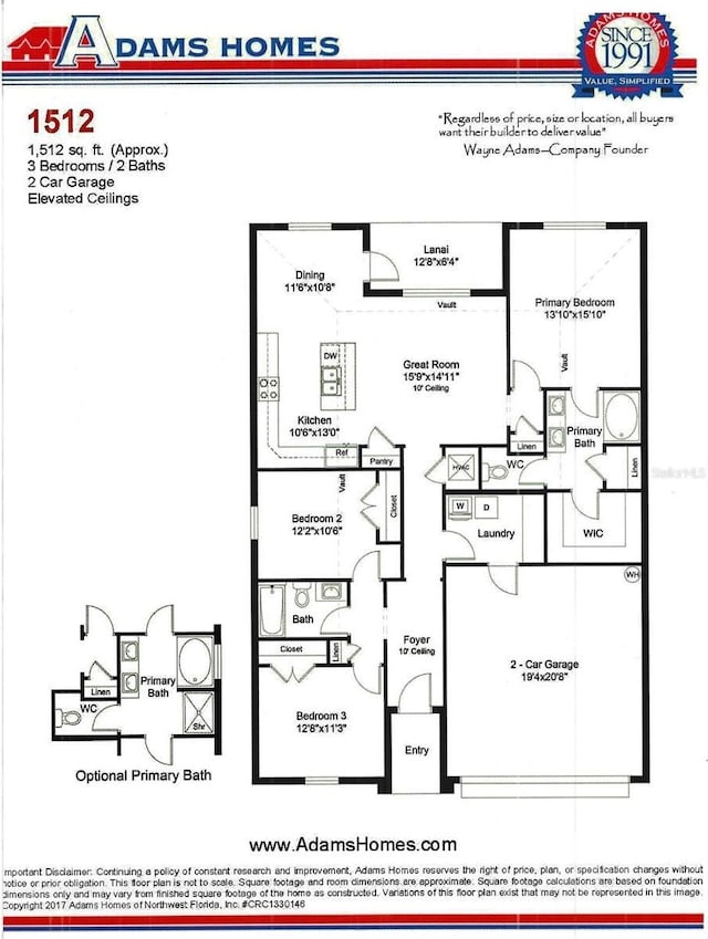 15106 SE 94th Ter, Summerfield, FL 34491 - home floor plan