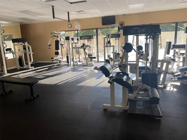 2631 SW 20th Cir, Ocala, FL 34471 - workout area featuring baseboards