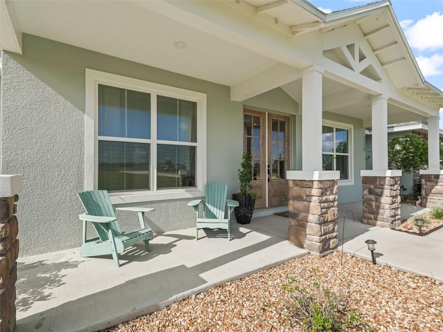 5330 NE 111th Lane Rd, Anthony, FL 32617 - view of patio / terrace with covered porch