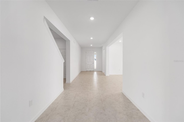 7536 SW 60th St, Ocala, FL 34476 - hallway featuring recessed lighting and baseboards