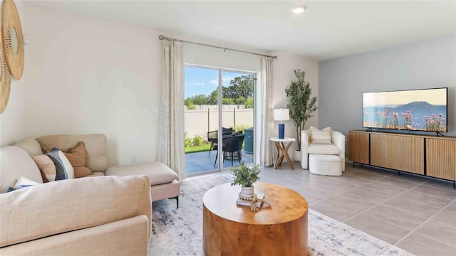 6569 SW 81st Loop, Ocala, FL 34476 - living area featuring light tile patterned floors