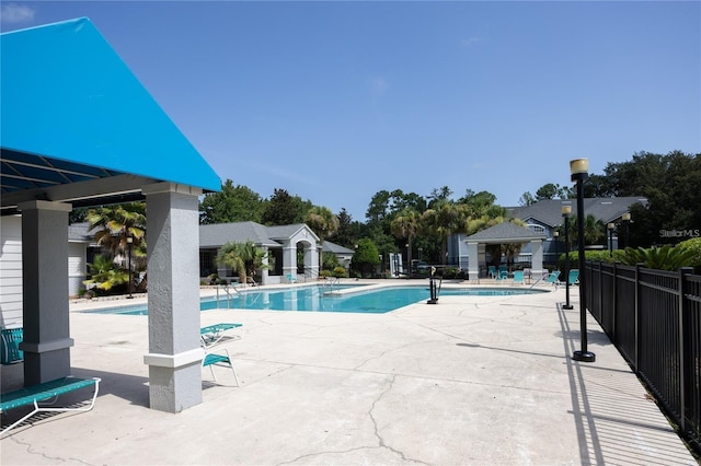 3705 SW 27th St Unit 621, Gainesville, FL 32608 - community pool featuring fence, a patio area, and a gazebo