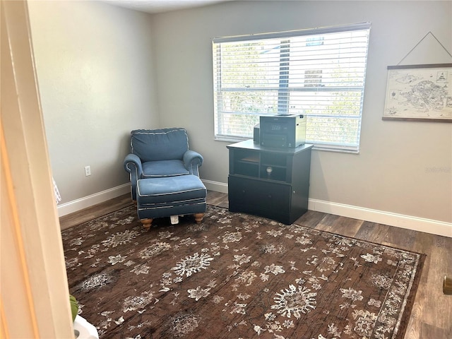2715 NW 104th Ct Unit 1, Gainesville, FL 32606 - living area with wood finished floors and baseboards