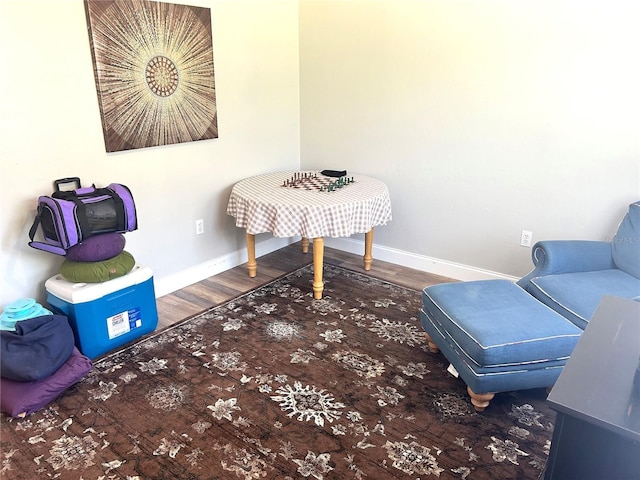 2715 NW 104th Ct Unit 1, Gainesville, FL 32606 - misc room with wood finished floors and baseboards