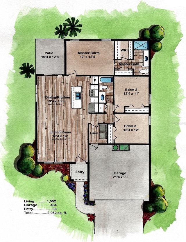 4121 SE 138th Pl, Summerfield, FL 34491 - home floor plan