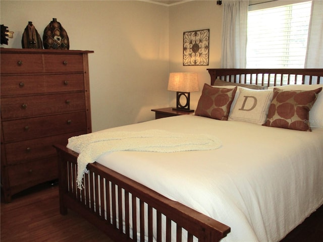 13762 SW 112th Ter, Dunnellon, FL 34432 - bedroom with wood finished floors and ornamental molding