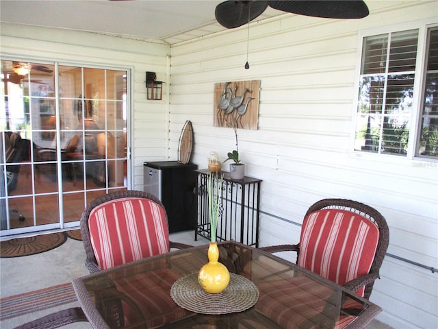13762 SW 112th Ter, Dunnellon, FL 34432 - view of patio / terrace with ceiling fan