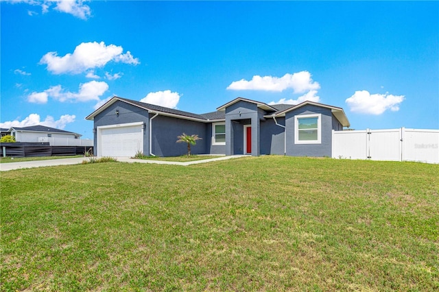 10291 SE 67th Ter, Belleview, FL 34420 - ranch-style house featuring driveway, an attached garage, and stucco siding