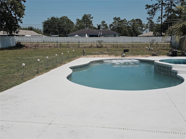 6 Bahia Trace Loop, Ocala, FL 34472 - view of pool with a pool with connected hot tub and a patio area