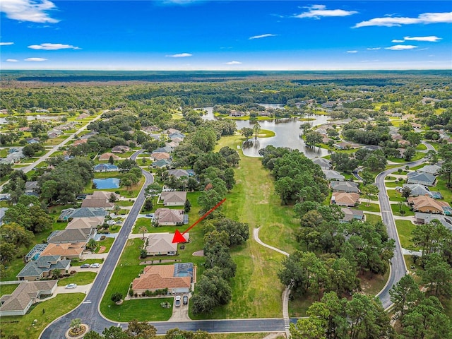 28 Golf View Dr, Ocala, FL 34472 - aerial perspective of suburban area featuring a nearby body of water