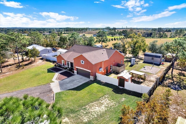 view of subject property