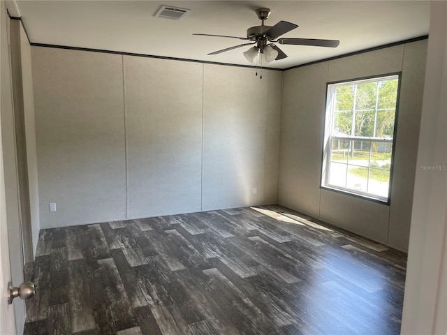 15807 NE 10th St, Williston, FL 32696 - spare room with wood finished floors and ceiling fan