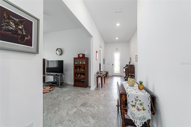 6046 SW 86th Cir, Ocala, FL 34481 - hallway with recessed lighting and baseboards