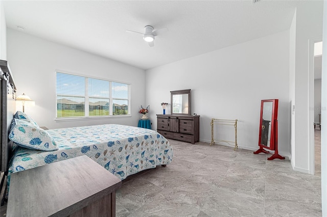 6046 SW 86th Cir, Ocala, FL 34481 - bedroom with baseboards and ceiling fan