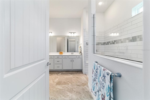 6046 SW 86th Cir, Ocala, FL 34481 - bathroom with vanity and a walk in shower
