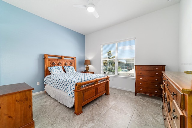 6046 SW 86th Cir, Ocala, FL 34481 - bedroom with baseboards and ceiling fan