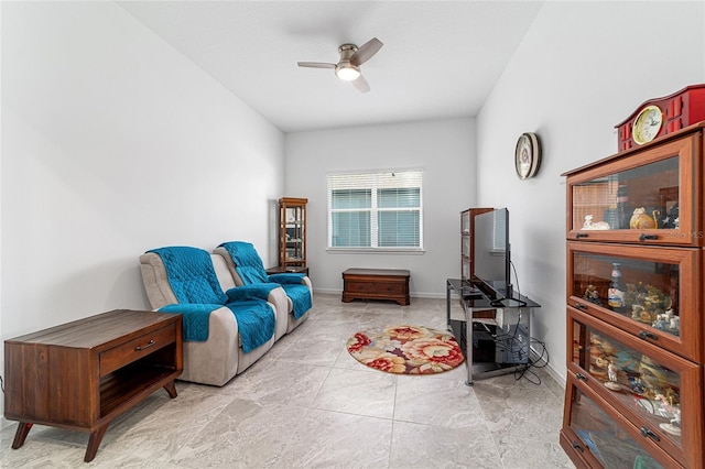6046 SW 86th Cir, Ocala, FL 34481 - sitting room featuring ceiling fan