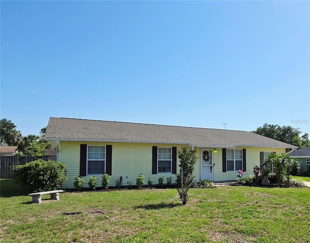 view of ranch-style home