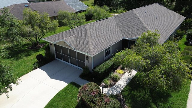 1799 W Shanelle Path, Lecanto, FL 34461 - aerial view of property and surrounding area