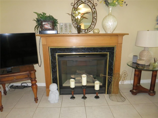 1799 W Shanelle Path, Lecanto, FL 34461 - detailed view of a premium fireplace and baseboards
