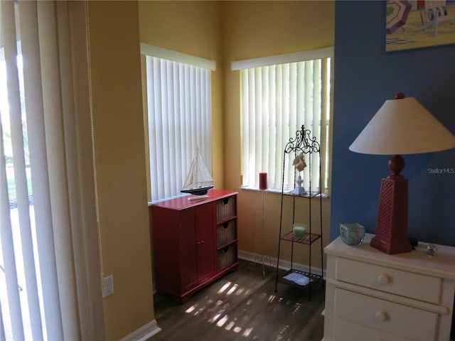 1799 W Shanelle Path, Lecanto, FL 34461 - bedroom with wood finished floors and baseboards