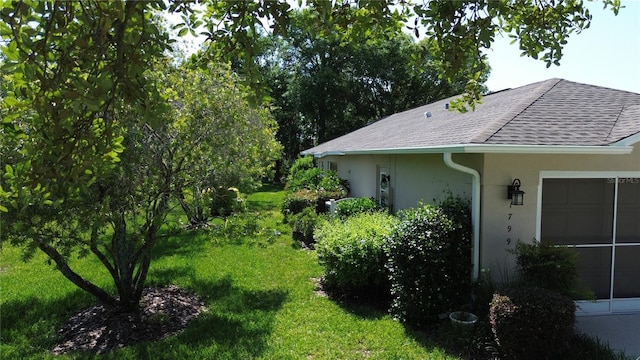 1799 W Shanelle Path, Lecanto, FL 34461 - view of grassy yard featuring an attached garage