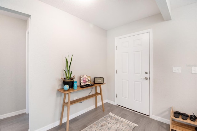 13561 SW 85th Pl, Dunnellon, FL 34432 - entrance foyer with wood finished floors and baseboards