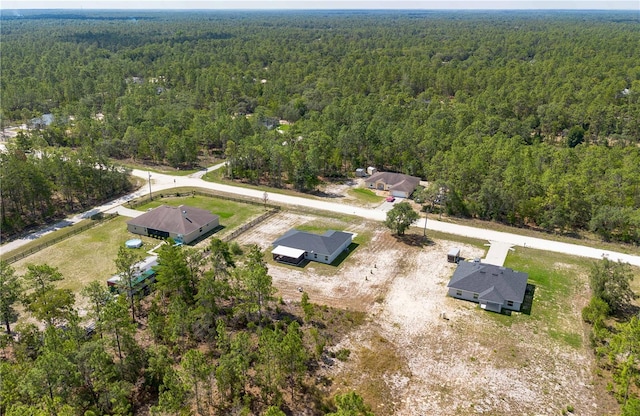 13561 SW 85th Pl, Dunnellon, FL 34432 - bird's eye view of a heavily wooded area