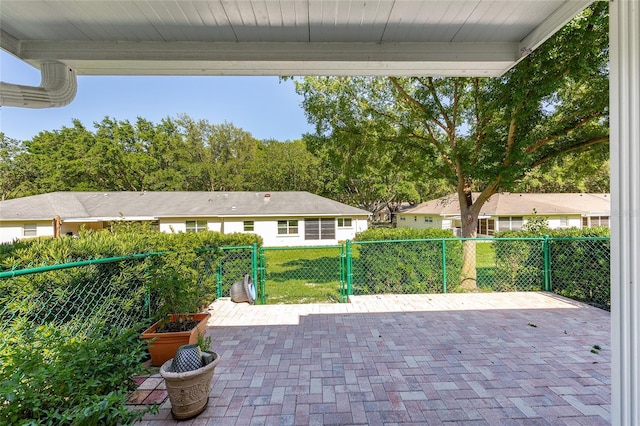 9661 SW 95th Ct Unit B, Ocala, FL 34481 - view of patio with a fenced backyard